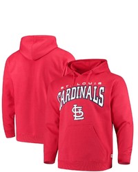 STITCHES Red St Louis Cardinals Team Pullover Hoodie At Nordstrom