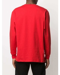 MSGM Paint Brushed Long Sleeved T Shirt