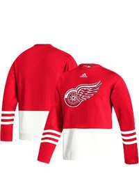 adidas Red Detroit Red Wings Logo Roready Pullover Sweater At Nordstrom