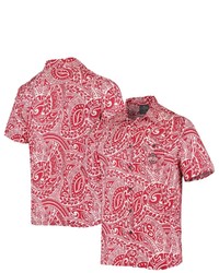 Colosseum Scarlet Ohio State Buckeyes Make Like A Tree Camp Button Up Shirt At Nordstrom