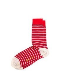 Red and White Socks