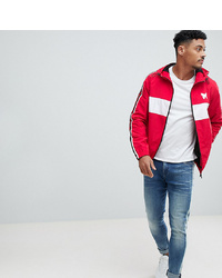 Red and White Windbreaker
