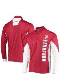 Colosseum Cardinal Stanford Cardinal Bart Windshirt Quarter Zip Jacket