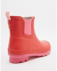 Call it SPRING Henrion Red Wellington Ankle Boots