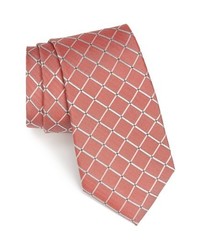 Calibrate Woven Silk Tie Red Regular