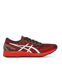 Asics Black And Red Gel Ds Trainer 25 Sneakers