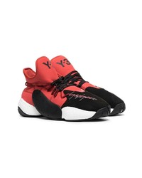Y-3 Byw Ball Red And Black Boost Sneaker