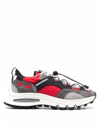 DSQUARED2 Double Laced Low Top Sneakers