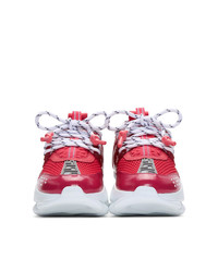 Versace Pink Chain Reaction Sneakers