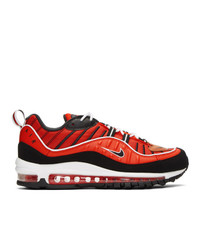 Nike Red Air Max 98 Sneakers