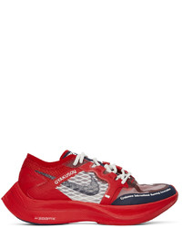 Nike Red Navy Gyakusou Zoomx Vaporfly Next Sneakers