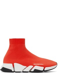 Balenciaga Red Speed 20 Sneakers