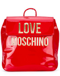 Love Moschino Gold Lettering Backpack