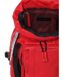 Marni Nappa Leather Nylon Backpack