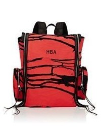 Hood by Air Oversized Flap Backpack Red