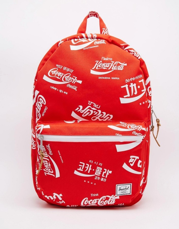 herschel coca cola backpack