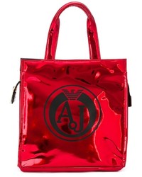 Armani Jeans Metallic Small Shopping Bag