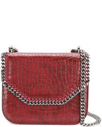 Stella McCartney Crocodile Embossed Falabella Box Shoulder Bag