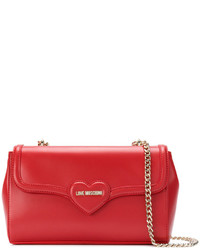 Love Moschino Double Chain Straps Shoulder Bag