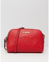 Love Moschino Double Heart Shoulder Bag