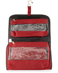 Neiman Marcus Fold Out Valet Travel Bag Crimson
