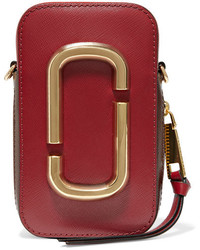 Marc Jacobs Hotshot Two Tone Textured Leather Shoulder Bag