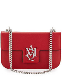 Alexander McQueen Insignia Small Chain Satchel Bag China Red