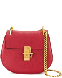 Chloé Red Large Drew Shoulder Bag