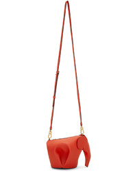 Loewe Red Mini Elephant Bag