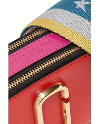 Marc Jacobs Snapshot Color Block Textured Leather Shoulder Bag