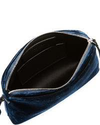 The Row Velvet Mini Wristlet Bag With Tassel
