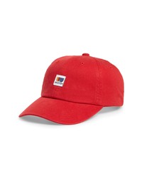 Brixton Alton Low Profile Baseball Cap In Washed Aurora Red At Nordstrom