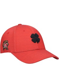 Black Clover Blackred Maryland Terrapins Crazy Luck Memory Fit Flex Hat