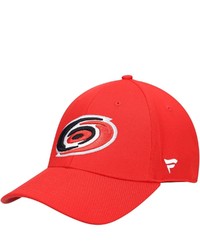 FANATICS Branded Red Carolina Hurricanes Core Adjustable Hat At Nordstrom