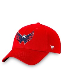 FANATICS Branded Red Washington Capitals Core Adjustable Hat At Nordstrom