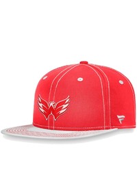 FANATICS Branded Redwhite Washington Capitals Sport Resort Snapback Hat At Nordstrom