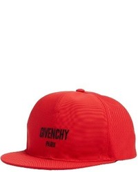 Givenchy Canvas Baseball Cap Red
