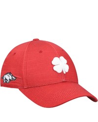 Black Clover Cardinal Arkansas Razorbacks Crazy Luck Memory Fit Flex Hat