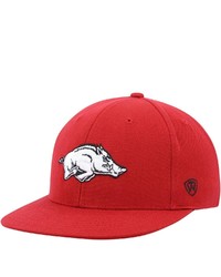 Top of the World Cardinal Arkansas Razorbacks Team Color Fitted Hat