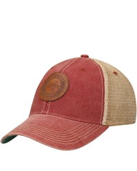 LEGACY ATHLETIC Cardinal Iowa State Cyclones Target Old Favorite Trucker Snapback Hat