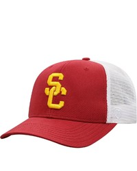 Top of the World Cardinalwhite Usc Trojans Trucker Snapback Hat