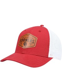 Top of the World Crimsonwhite Oklahoma Sooners Edge Trucker Snapback Adjustable Hat At Nordstrom