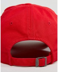 Jack Wills Enfield Baseball Cap In Red