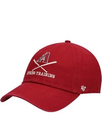 '47 Red Arizona Diamondbacks 2022 Mlb Spring Training Cross Bone Clean Up Adjustable Hat At Nordstrom