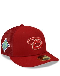 New Era Red Arizona Diamondbacks 2022 Spring Training Low Profile 59fifty Fitted Hat In Black At Nordstrom