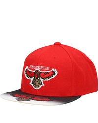 Mitchell & Ness Red Atlanta Hawks Hardwood Classics Swingman Pop Snapback Hat