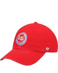 '47 Red Detroit Pistons Team Franchise Fitted Hat At Nordstrom