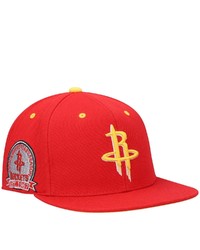 Mitchell & Ness Red Houston Rockets 40th Anniversary Color Flip Snapback Hat At Nordstrom