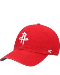 '47 Red Houston Rockets Team Franchise Fitted Hat At Nordstrom