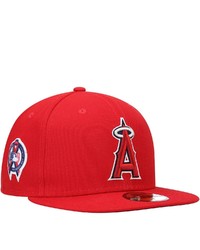 New Era Red Los Angeles Angels 911 Memorial Side Patch 59fifty Fitted Hat At Nordstrom